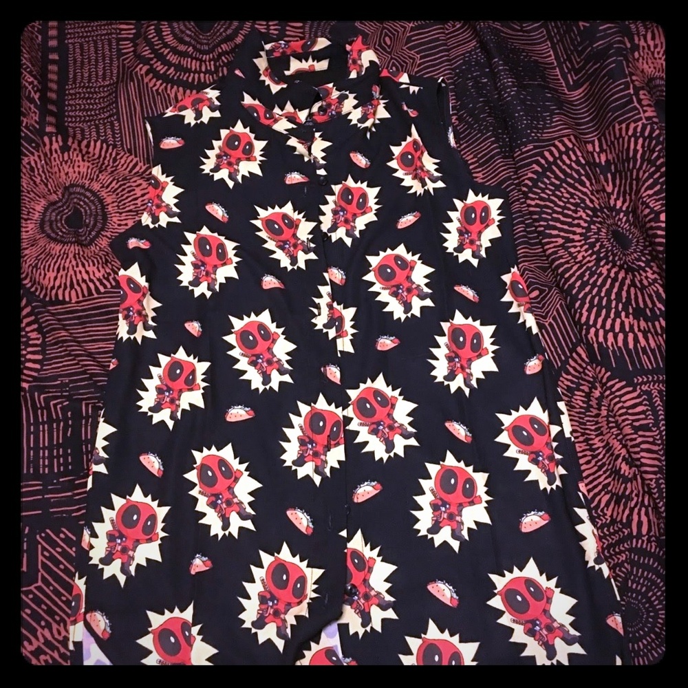 Marvel Deadppol blouse